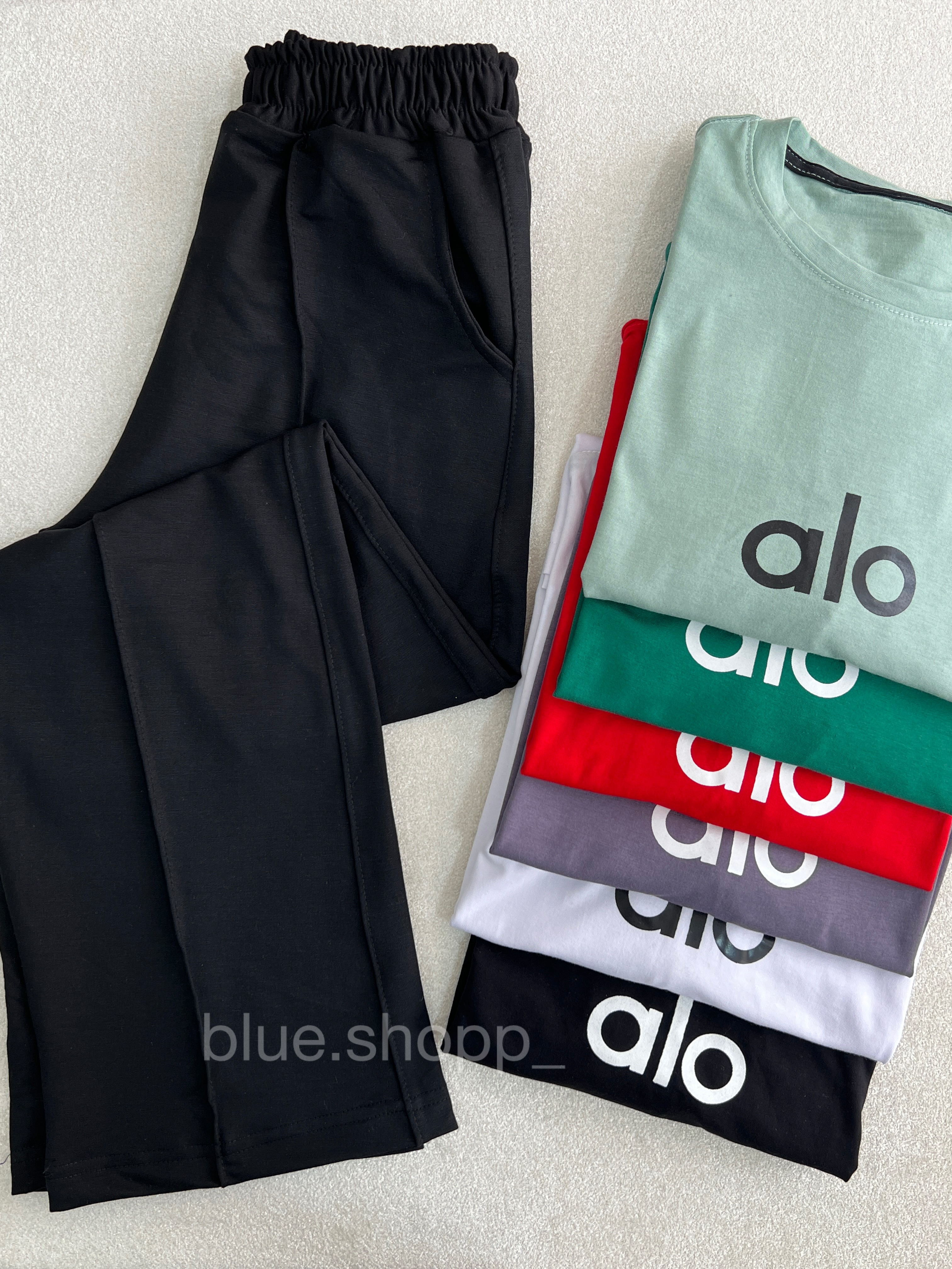 ست تیشرت وشلوار لش دخترانه