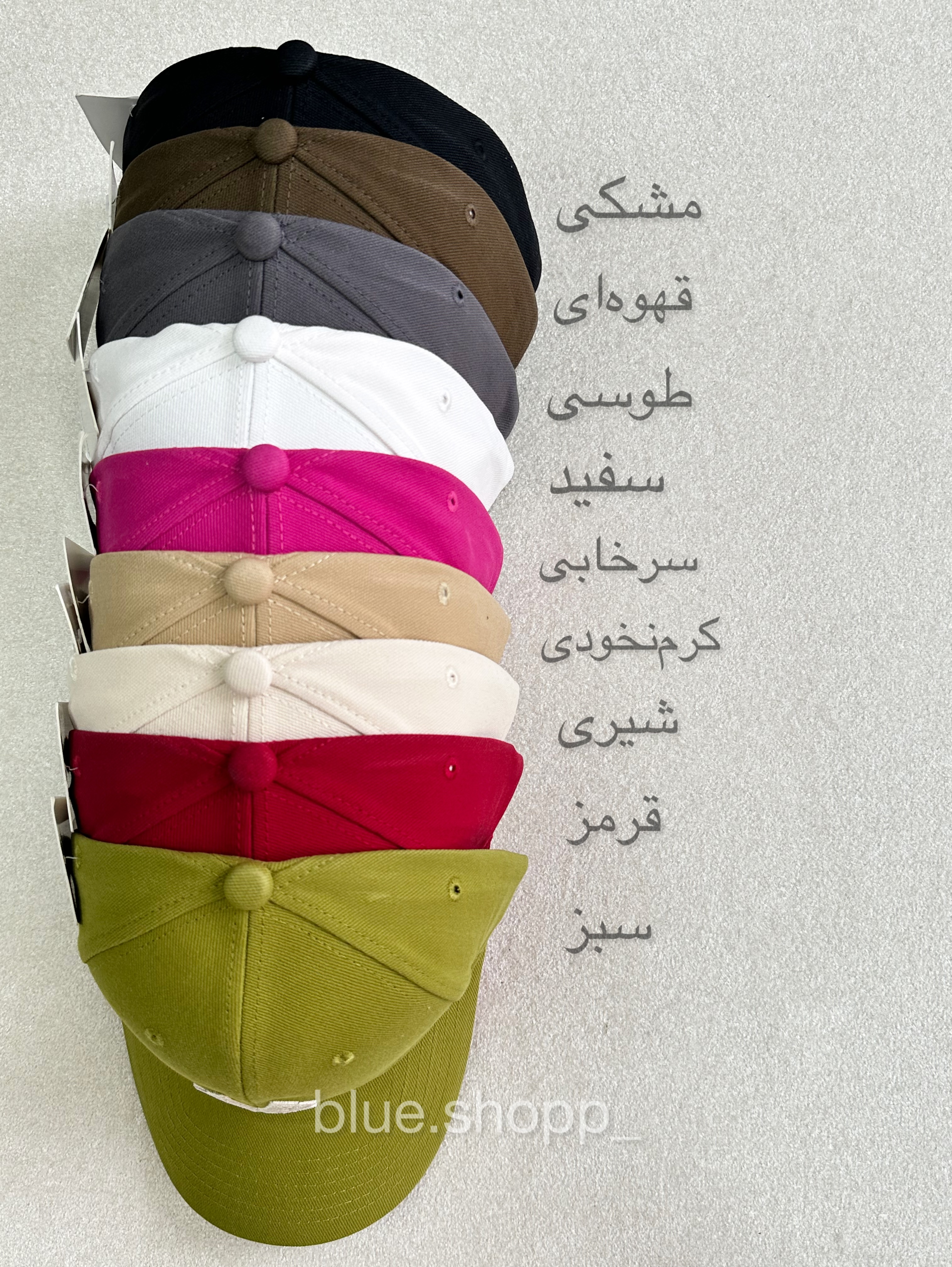 کلاه کپ کتان پنبه وارداتی NY درجهیک | مناسب دختر و پسر،خانم ها وآقایان/کد ۶۵۵